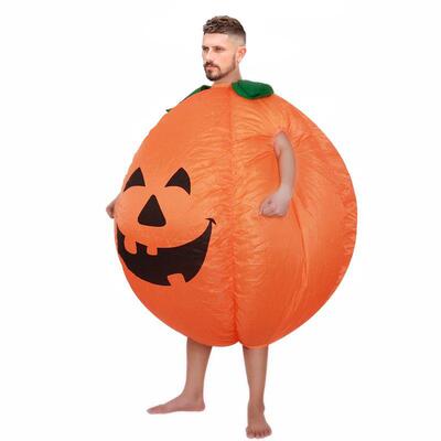 Halloween Pumpkin Inflatable Walking Mascot Costume