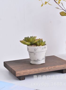 可移动复古绿植花盆花盆装饰摆件