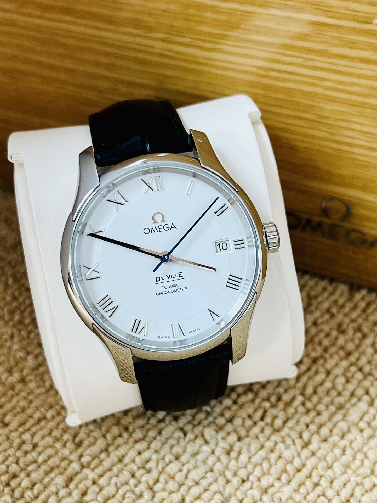 [9.8新]欧米茄碟飞手表男款41mm自动机械腕表431.13.41.21.02.001