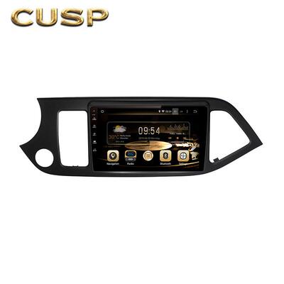 起亚PICANTO MORNING 2011-专用9寸安卓大屏导航2.5D曲面无损安装