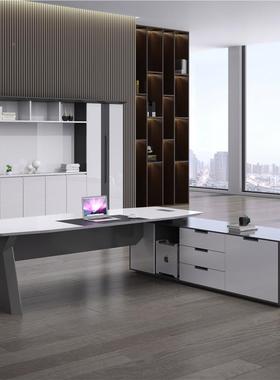 组老板桌MA-193简约现代单人总裁桌大班主管经理桌办公桌椅台办公