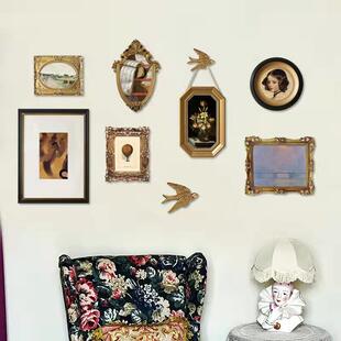 厅饰画餐厅 客沙发背B250景挂墙装 法式 复古众艺小术轻奢组合画法式