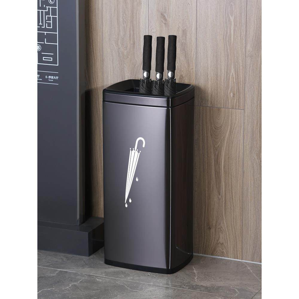 酒店大堂不锈钢雨伞桶商用立式方形门口轻奢置伞收纳架放雨伞筒,标准件/零部件/工业耗材,车间地垫,淘宝优惠券,粉丝福利购,淘宝优惠卷