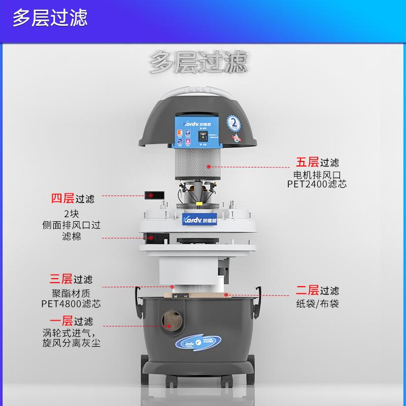 凯德威洁净无尘室专用吸尘器百级千级万级净化车间洁净环境吸尘用