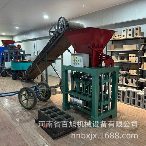 全自动砌块成型机 水泥制砖机设备 空心砖路面砖 多规格模具