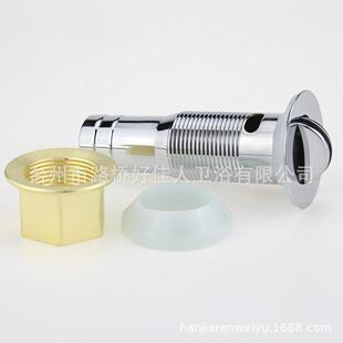 新款直销不锈钢一体式下水器 翻版下水 面盆下水器 电镀高档下水