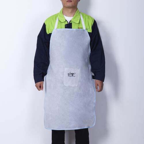 正品焊服兽牛皮电焊围裙焊工防烫耐焊磨隔工热耐高温焊接氩弧作防