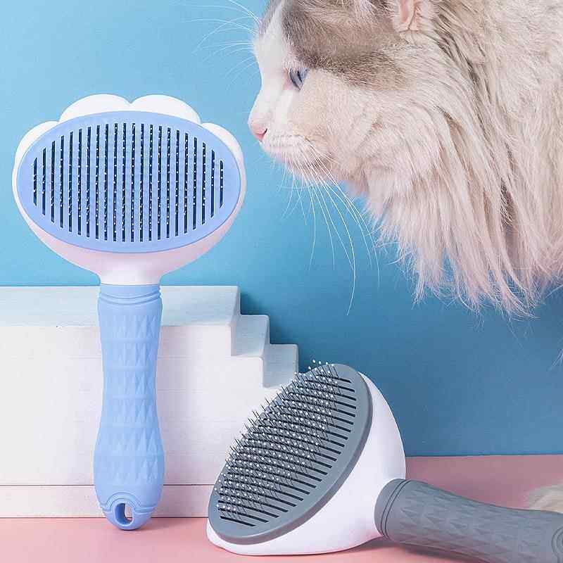 宠物针梳猫咪狗狗脱毛梳子猫毛快速清理器撸毛按摩除毛刷宠物用品