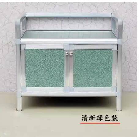 碗盘柜家用厨房整体橱柜收纳柜置物架收纳柜多功能组装经济型简易