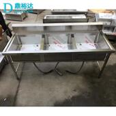 家校厨房洗学菜商用不锈水槽酒店钢厂食堂洗碗池加厚DYD1367不锈