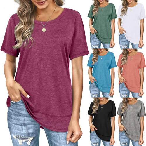 Harrow edge short sleeved T-shirt for women