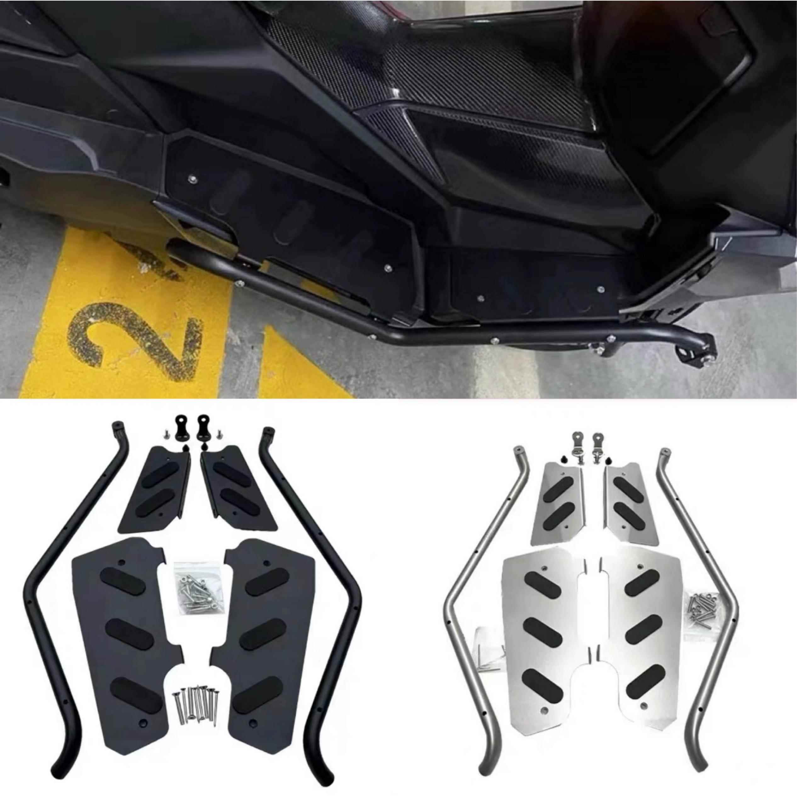 适用光阳H150 RacingH150 RKS150护杠改装保险杠射灯支架防摔配件