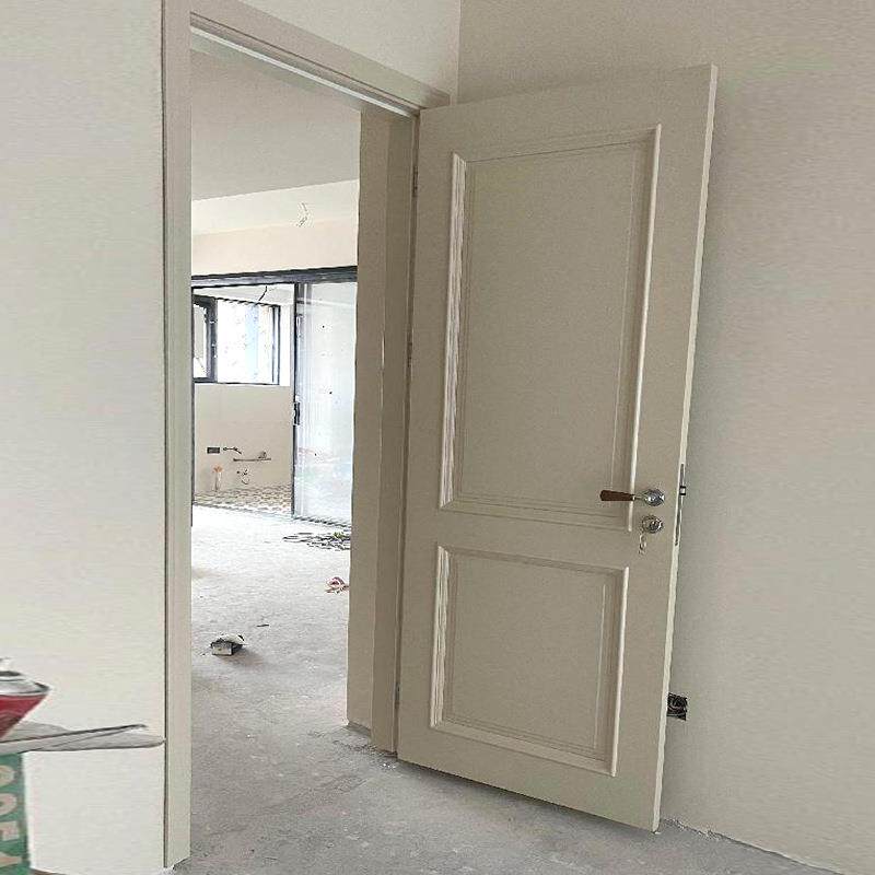 佛山木门厂家实色卧室门家用自建房房间门原木门浴室门隔音室内门