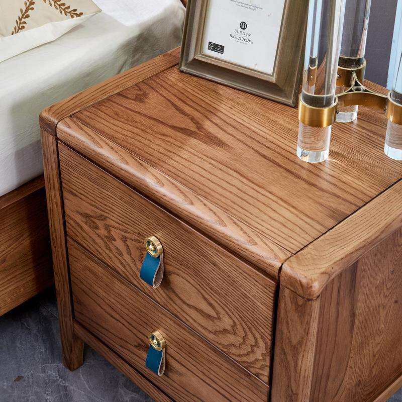 白蜡木全实木床1.5m北欧风格家具床纯木1.8米双人床纯实木低箱