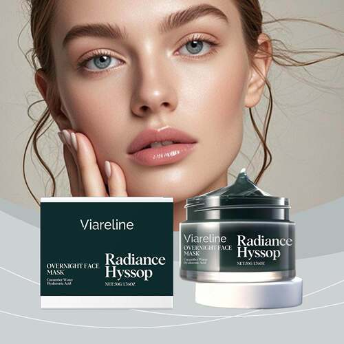 VIARELINE Sleep Mask - Gentle Formula Moisturizes Facial Ski