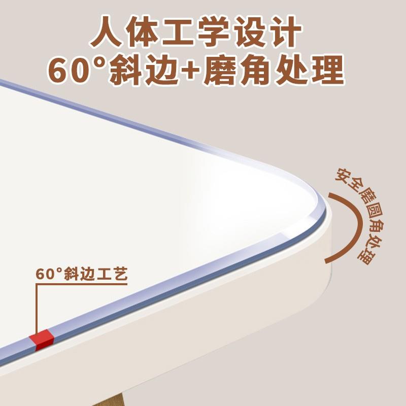 软玻璃pvc透桌布桌垫免pvc桌垫1洗防水防油水防烫餐晶板明茶几桌