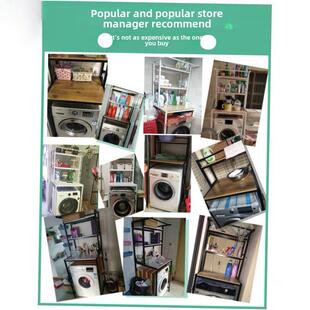 rack toilet storage Balcony shelf machine cabinet washing