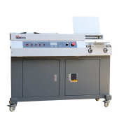 机 订机全自动胶装 热熔胶订机图文立式 厂家A4带侧高速胶标书装