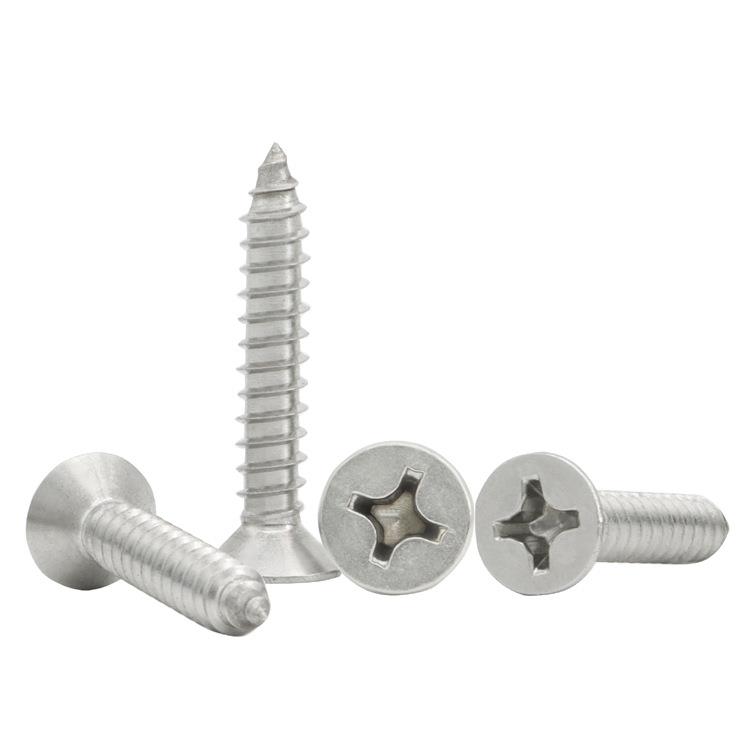 3头0M4不锈钢GEFJB86十字沉自攻螺丝1M1.2*24.5*3.5*4.5*7平头螺