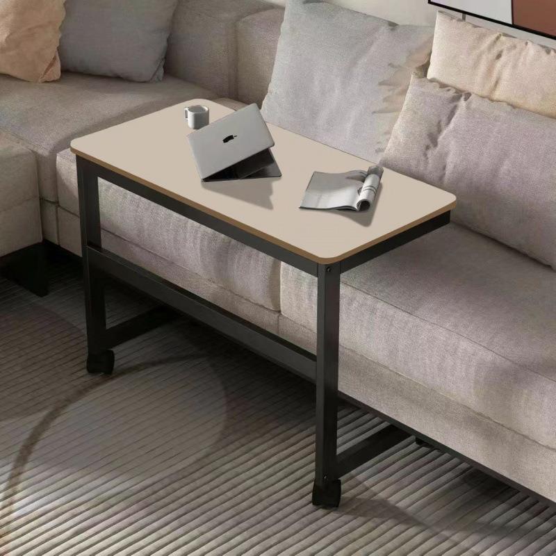 简易可卧移动边桌家简约室小户型床边带轮小桌子学方习用HHX书桌