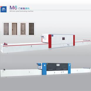 M6门板覆膜机木皮木纹PVC膜钢板压膜机高光衣柜橱柜门真空覆膜机