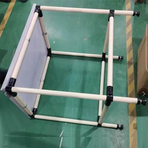 车间防静电物料zx-008料架流水产线精益管工台两层作物生周转小平