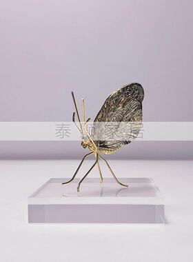 现代简约风格书房桌面样板间陈设组合搭配客厅茶几装饰品摆件套装