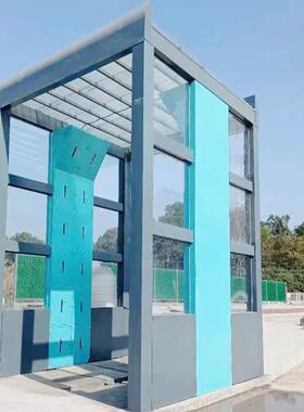 鲁鸿龙门式全自动工地洗车机工程车辆清洗设备搅拌站洗轮机