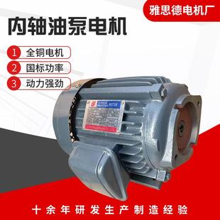 直插花键油泵内轴电机单相3.0KW4.0KW220V电动机动力单元