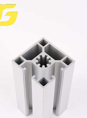 上海工业铝型材4545N2 工业流水线铝型材45*45S 铝合金氧化铝型材