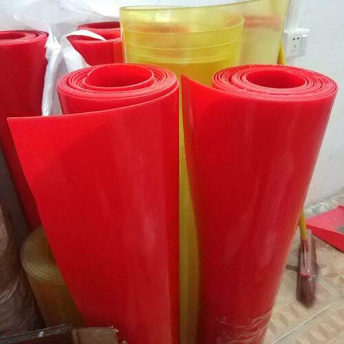 进口黄色PU优力胶棒橡胶牛筋棒90度聚氨酯棒黄色胶管进口实心胶棒
