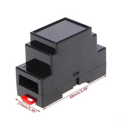 770F 2 Pcs 88x37x59mm Plastic Electronics Box Project for