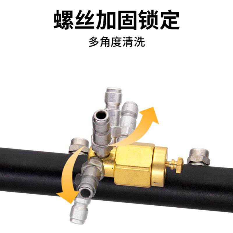 用高洗压473功能可调底多盘两地面清洗喷头清器洗地喷头环卫清洁
