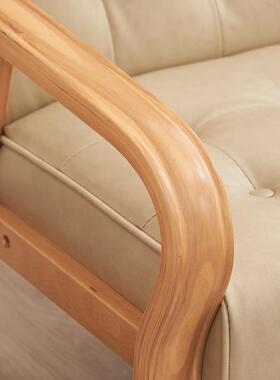 A9L背单台人沙发椅实木民休闲椅阳客厅F7699MST卧室简约懒人靠椅