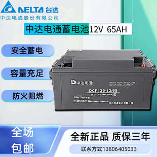 10012v65ah12v100ahups专用蓄电池 电通屏 12中达dcf126eps直流