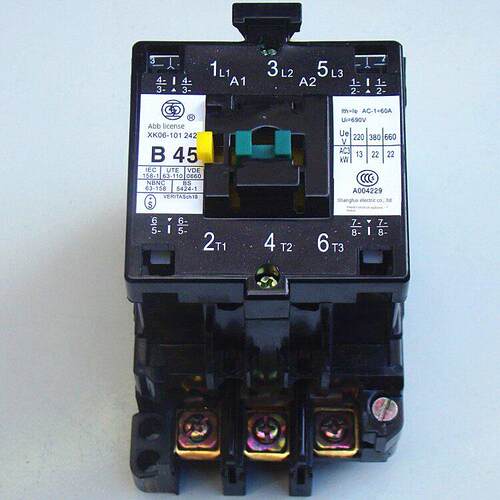 上海人民公司cjx8 - 45A交流接触器B45-30-22 220V380V