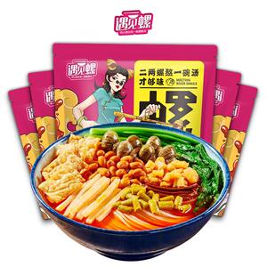 广西酸辣螺蛳粉遇见螺正宗螺蛳粉5袋柳州特产广西螺狮粉螺丝粉速