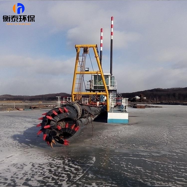 1供0WR-0087寸河道绞吸式挖泥船大泥型挖船内河水下船清淤挖泥厂