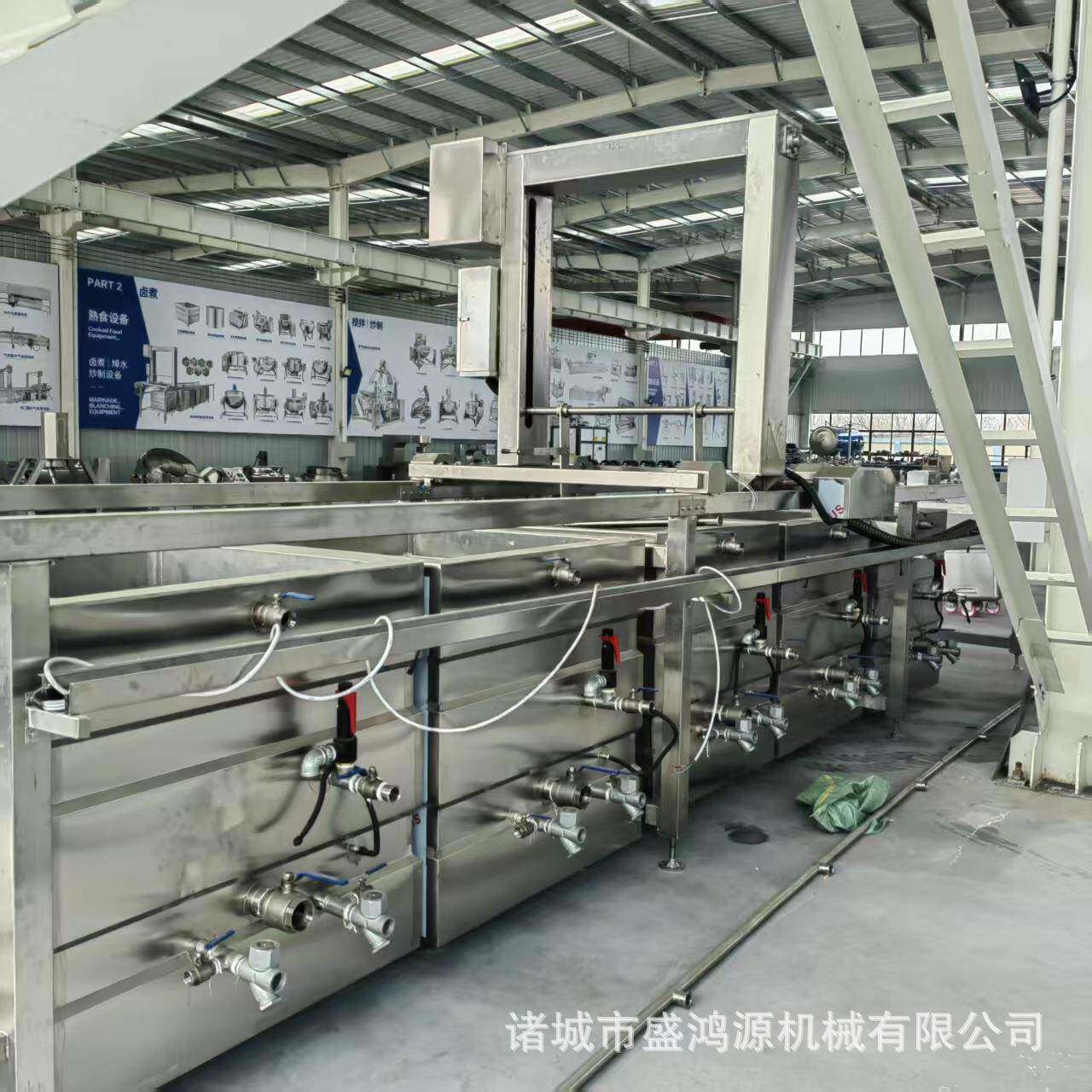 全自动五花肉油炸机鸡米花高温油炸机香酥鱼油炸设备