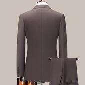 中男士 伴郎修身 9907 商务休闲婚年礼新秋郎季 西 L高档西服套装 新款