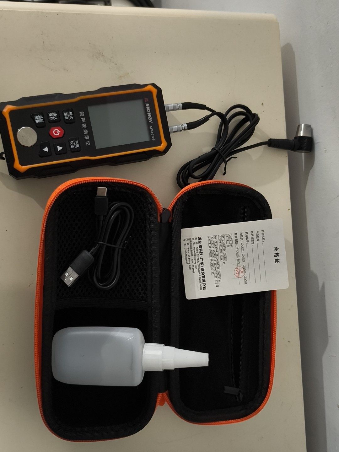 处理自用超声波测厚仪SW6310  买来机乎没用9.9成新