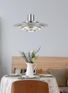 丹麦复古P376吊灯北欧创意餐厅吧台书房岛台餐桌装饰多层飞碟吊灯