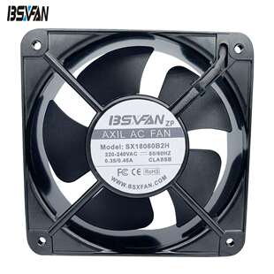 18060交流散热风扇110V220V大风量高转速汽车电子产品风扇