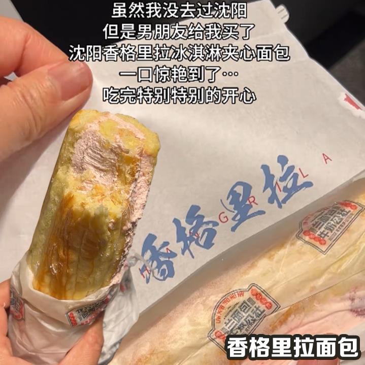 香格里拉面包兰乔贝恩沈阳特色冰淇淋奶油夹心营养早餐下午茶零食图片