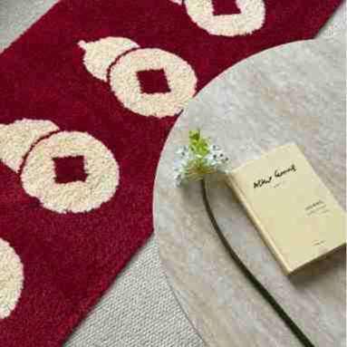 来感设计财福）福禄迎簇绒垫高地毯新葫芦地级限定（家用中式国风