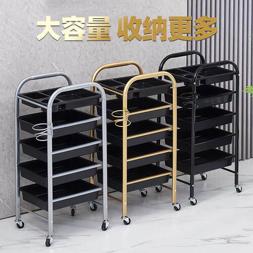 美发车发廊手推车杠车特价包邮美容小推车理髲店烫染染发工具车