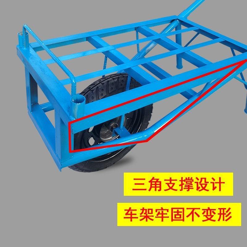 独轮农用车加路厚单轮小推双车手推车平板果园搬运拉货山轮254鸡