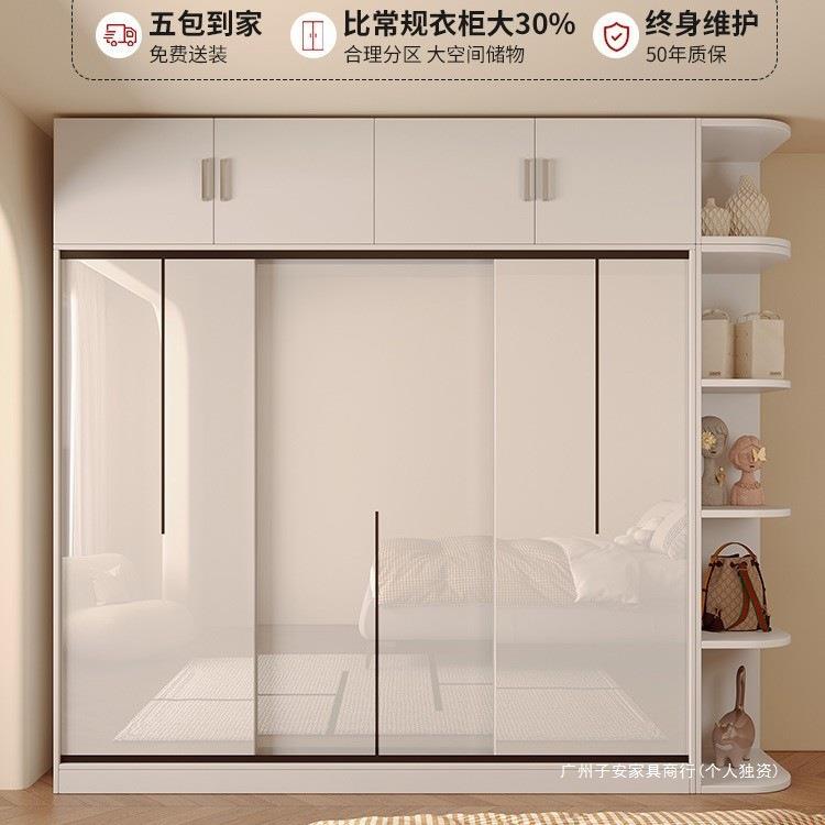 新款衣柜家门用卧室推拉实用木型出租房经济新款2025QBK小户型大