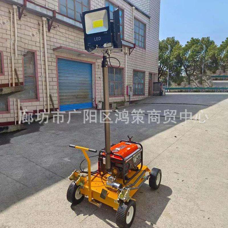 移动照明灯静音柴油发电机组移动照明车LED升降工程施工照明户外