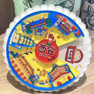 形可转动可爱旋转亚克力冰亚克冰圆贴定制力武汉成都洛阳长沙西箱